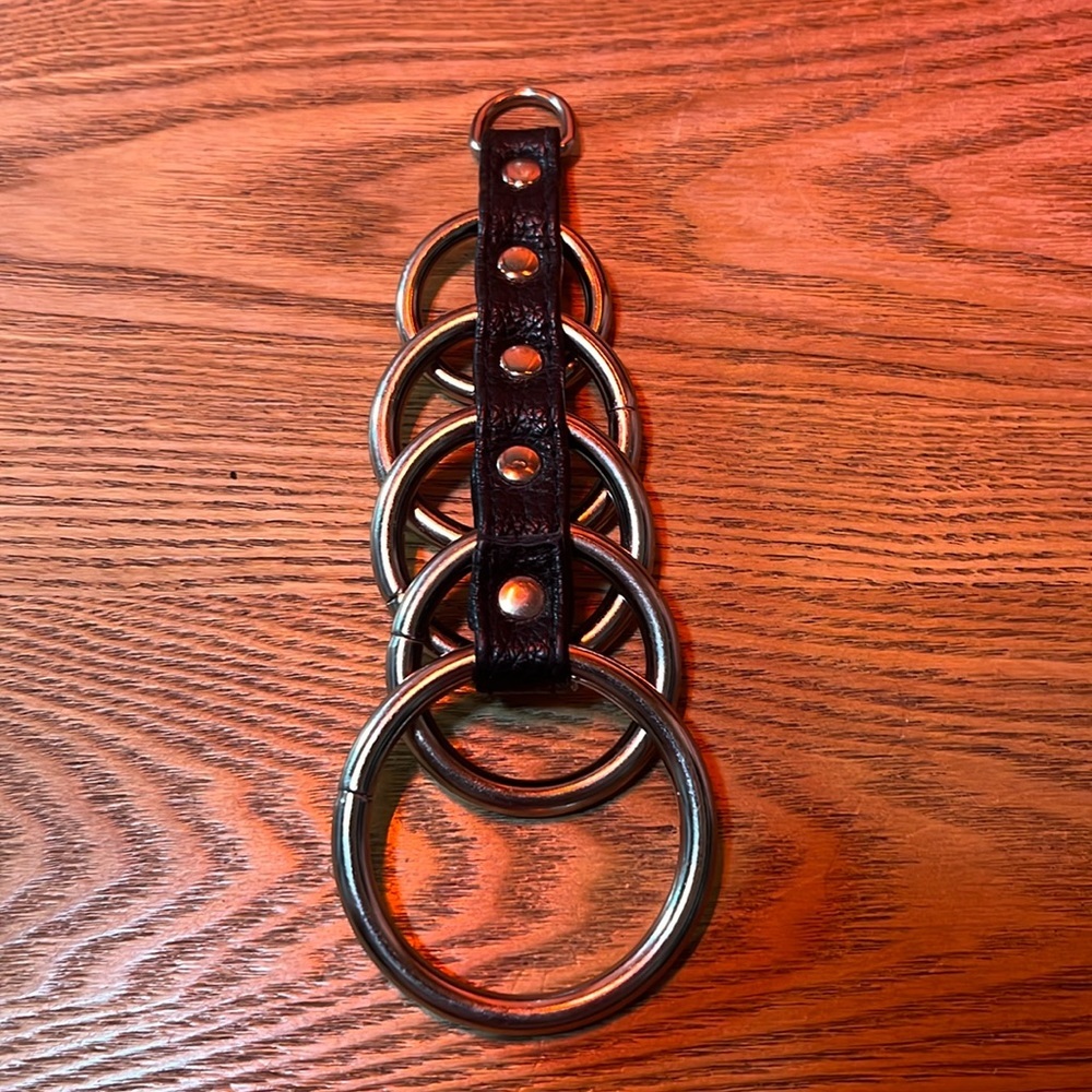 Goth Statement Piece 5 Ring Gates of Hell